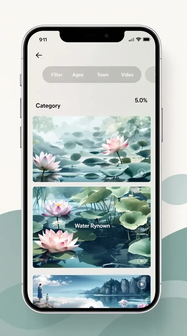 桔子影视APP片库界面